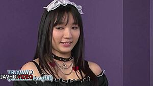 chiharu's jav maid blowjob leads straight to her craving that rough fuck!!