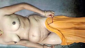 uhh my beautiful indian bhabhi pisses in bathroom then gets fucked creampie... so hot!