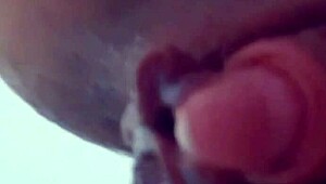 Huge Load of Thick Sperm Dripping from Stretched Ass Down to Hairy Wet Pussy Lips