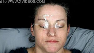 dirty dees takes massive facials in this homemade cumshot compilation with huge loads