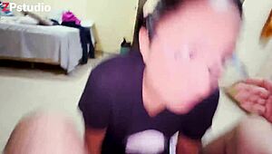 Stepsis Loses Bet Sucks Dick Swallows Cum in Her Slutty Mouth!