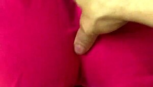 stepdad fucks my ass outside with sex toy and they catch us