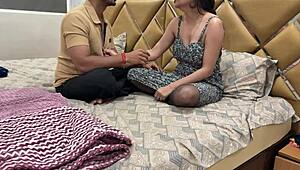 Stepfather Pounds Skinny Teen's Hairy Pussy in Threesome Uncensored