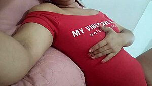 Stepmom's Massive Natural Tits Bounce as Teen Sucks Nipples in Homemade Amateur Masturbation Frenzy