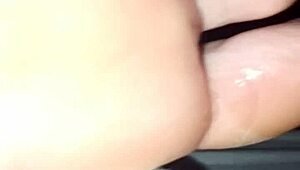 Girlfriend unwinds with boyfriend's teasing licks on her soft toes and feet