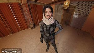 i ride atreides huge cock in dune cosplay uniform as chani pt 3
