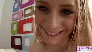 Allie James Elizabeth Bentley Slobber Over Monster Cock In Epic Deepthroat Duo!!