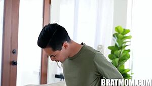 stepmom nickey lets me join juan el caballo loco ricky spanish pounding