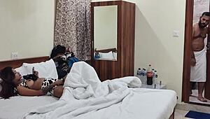 hot indian wife begs for creampie during intense pussy pounding session