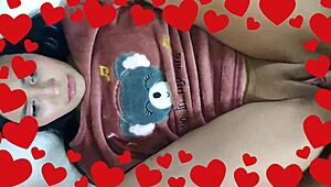 omg fucking my stepdaughter missionary till i cum on her shaved pussy for valentines! 😍💦