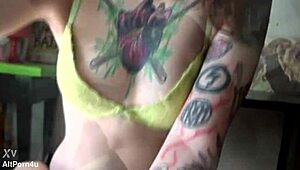 Clamp Handjob Sex Lesson with Tattoo Jerk Instructions