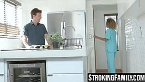 Xianna sucks and fucks to heal her stepsis-loving on those aching balls doggystyle