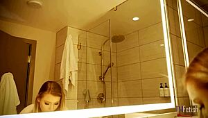 emma sirus transforms gender in vegas for petite blonde tits and ass fetish fantasy