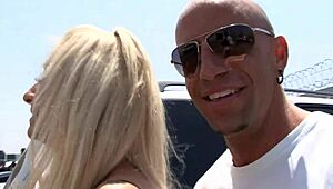 Reagan Anthony Fingers Shaved Milf Pussy and Ass in Fishnets