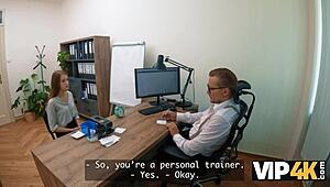 Flexible Babe Begs for Flexible Loan with Office Anal and All Holes Stretched