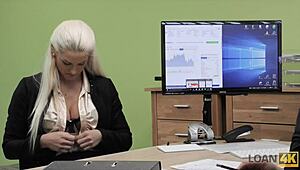 loan4k guy strikes naked lingerie deal in hidden cam shop interview for cash sex