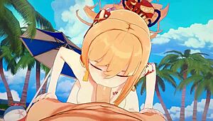 genshin impact hentai cumshot compilation on big asses try not to bust pt 1