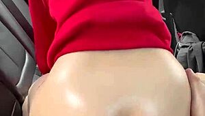 yo homemade car pov rough fuck juicy latina stepsis big ass pussy 😈