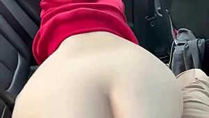 yo homemade car pov rough fuck juicy latina stepsis big ass pussy 😈