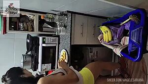 Latina Workout Slut Rips Clothes For 23cm Monster Cock Deepthroat Anal Creampie Dripping Ass!