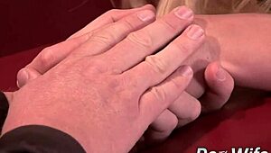 hotwife heidi mayne gulps cum after husband watches her anal pounding in their home