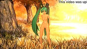 wanna see hatsune miku's nude bunny costume glow?