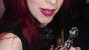 Ninfomana metalera argentina te hace joi en el club, ¿listo para correrte?