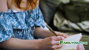 One Thrust Turns Voyeur Teen Stepsis Into Group Virgin Woman