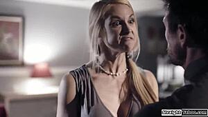 STEPMOM STEPDAD DOUBLE TEAM TEEN STEPDAUGHTER PUSSY!