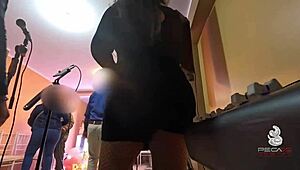 guy seduces chubby latina cumbia singer straight to bed for wild ride