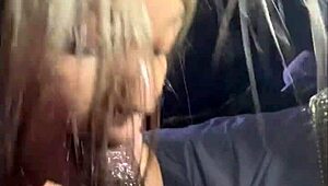A fake Glorilla sextape surfaces with her deepthroating neighbor's cock like a total submissive slut.