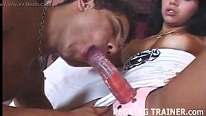 i'm gonna fuck ya with this strapon til ya squeel like uh pig or somethin