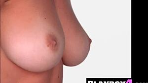 imagine brittny ward's petite frame teasing you with those small perky tits bursting from red lingerie as she poses outdoor