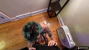 ex-gfe karma kaze petite 18+ vixen gives pov interracial big black cock ride