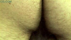 damn this one-legged mature hairy pussy gets pounded on couch hard