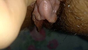 Hairy Latina Teases Her Pulsing Big Clit and Beaver Softcore Style Begging for Your Gaze on That Juicy Pussy
