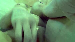 sexy nadia soaks in tub with rubber duckies playing her wet bits 😏🛁