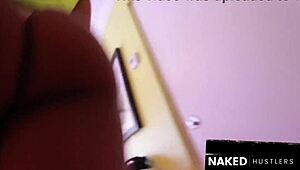 sexy latina milf housewife in hotel: what's missing? her lover's big black cock for deepthroat doggystyle on those fat tits and curvy ass