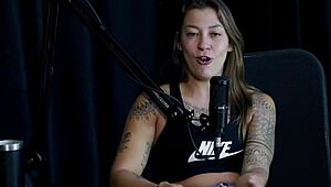 damiana's naughty interview with vovô moai turns into outdoor lingerie bdsm swingers humiliation on sheer red