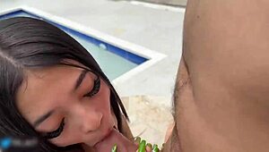 i suck stepbros cock in jacuzzi till i get super horny