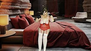 granny red riding hood begs for dp fuck creampie with toys