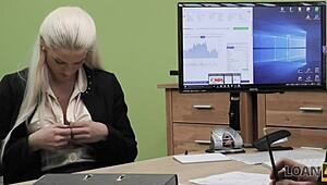 loan4k guy strikes naked lingerie deal in hidden cam shop interview for cash sex