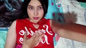 damn this tight pussy cowgirl ride makes him explode inside real homemade