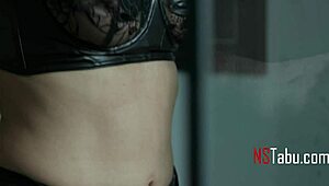 teen shares boyfriend's cock with stepmom in steamy taboo bath creampie