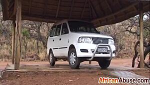 Why This Cute African Ebony Deepthroats Huge Cock In Backseat So Well?