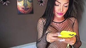 Tattooed Latina Shemale Spotlight