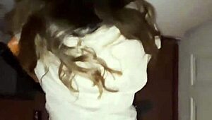 real amateur sneaks condomless doggystyle into home sex tape with fat ass bent over