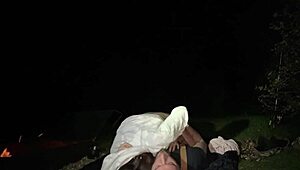 wanna see this dirty wife lick pussy then ride cock outdoors at the ranch?