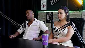 ever notice how much hotter it feels filming on beaches yourself? negro top and maria bittencourt in sheer red get wild