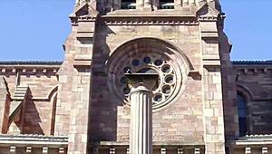 innocent bolivian sinner punished hard by priest damian in cosplay cum swallow